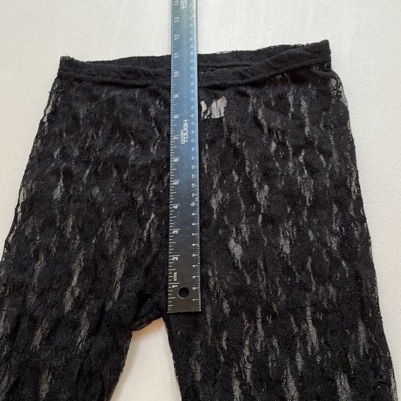 BLACK LACE footless tight NWOT
Sized at large please see Measurments - Picture 7 of 7